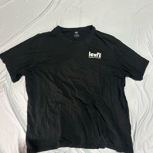 Levi's Black Crew Neck Short Sleeve Tee